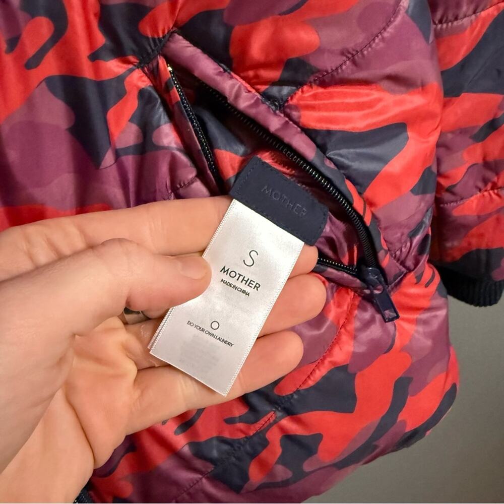 MOTHER Reversible Camo Puffer Jacket Size S - Picture 10 of 11